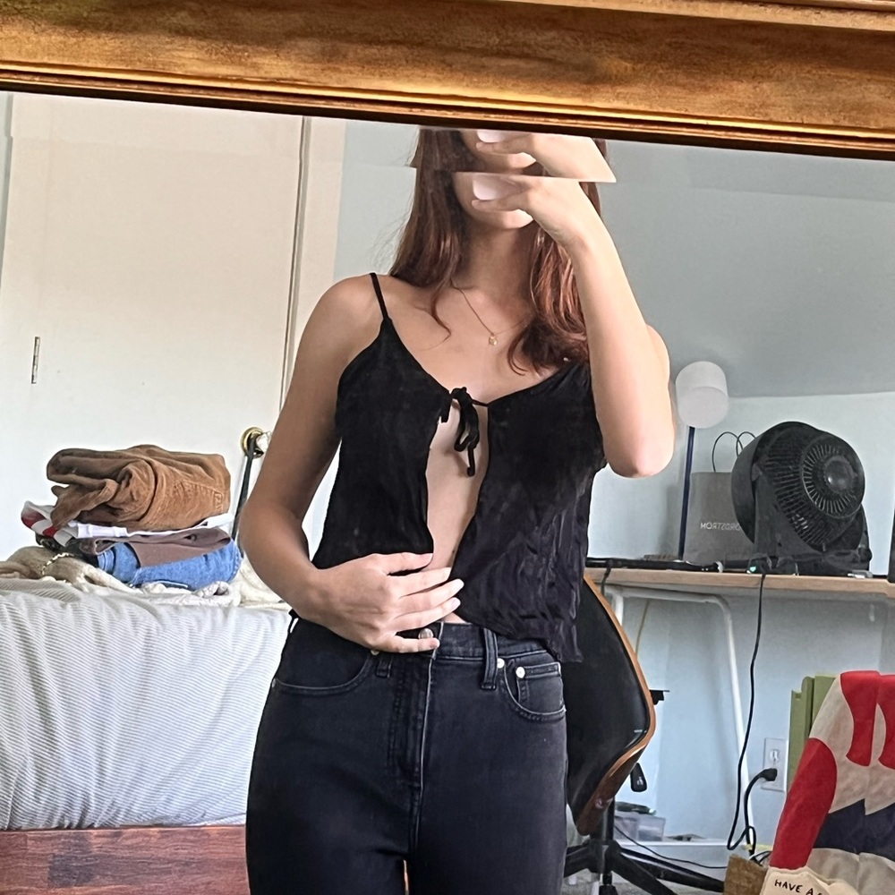 Reformation Tie Top